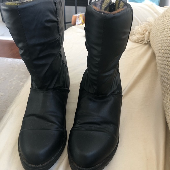 CHILLS BLACK WOMENS SNOW BOOTS SZ 7 - Picture 3 of 8